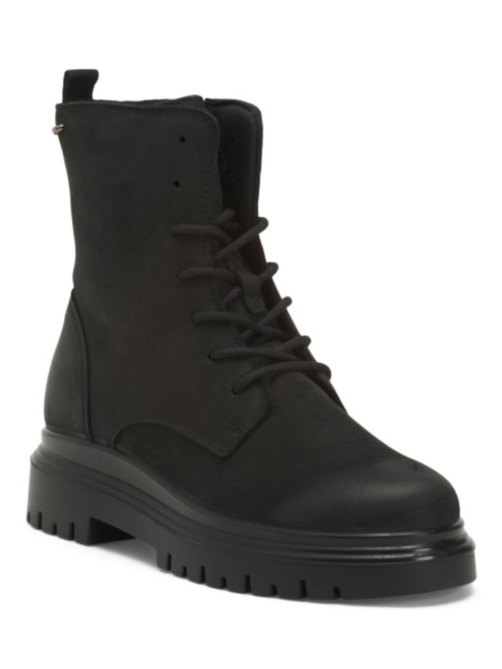 IGI&CO Made In Italy Nubuck Leather Laced Up Booties